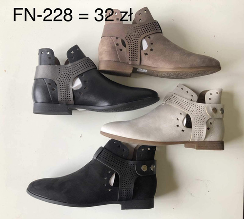 Botki damskie 7AFN228.KOLORDOWYBORU (36/41,12par)