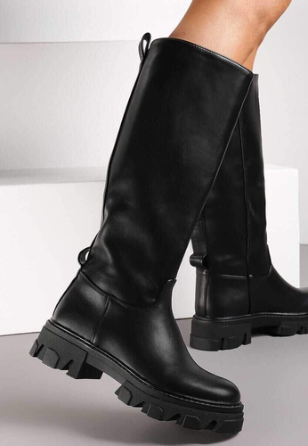 Kozaki damskie F07.BLACK (36/41,12par)