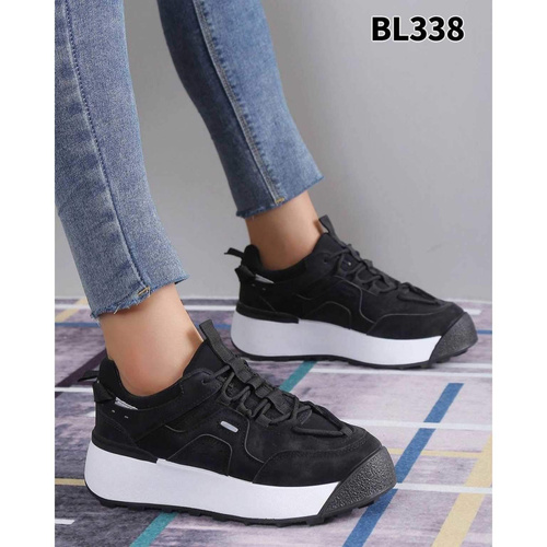 Buty sportowe damskie 7ABL338.BLACK (36/41,12par)