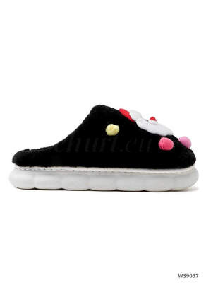 Kapcie damskie  7AWS9037.BLACK  (36/41,12par)