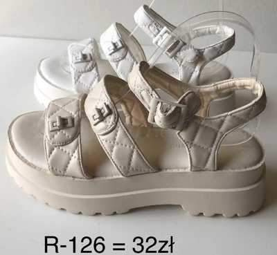 Sandały damskie 7ARC126.WHITE, BEIGE (36/41,12par)