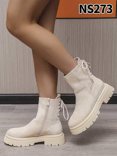 Botki damskie 7ANS273.BEIGE (36/41,12par)