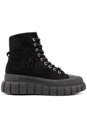 Botki damskie RM101-1.BLACK/GOLD Ocieplane (36/41,8par)
