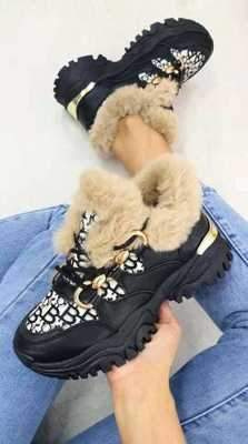 Buty sportowe damskie 7AHF219.BLACK (36/41,12par)