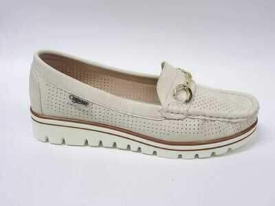 Mokasyny damskie 7ASG820-2.BEIGE (36/41,12par)