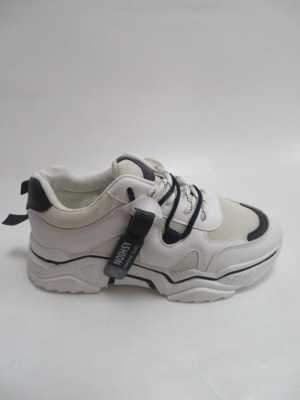 Buty sportowe damskie 7AB1234-8.WHITE/BLACK (36/40,8par)