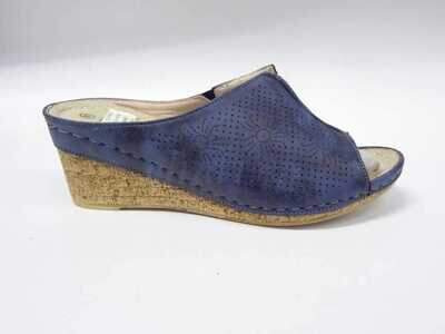 Klapki damskie 7AC9909-9.NAVY (36/41,12par)