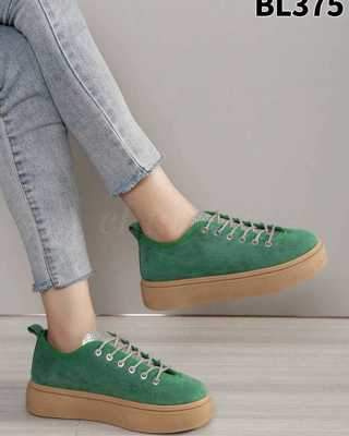 Buty sportowe damskie 7ABL375.GREEN (36/41,12par)