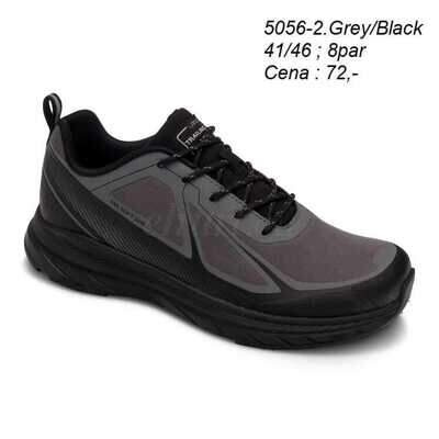 Buty sportowe męskie 9A5056-2.GREY/BLACK (41/46,8par)
