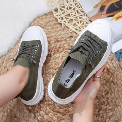 Trampki damskie 7AGB012.GREEN (36/41,12par)