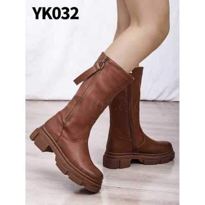 Botki damskie 7AYK32.CAMEL Ocieplane (36/41,12par)