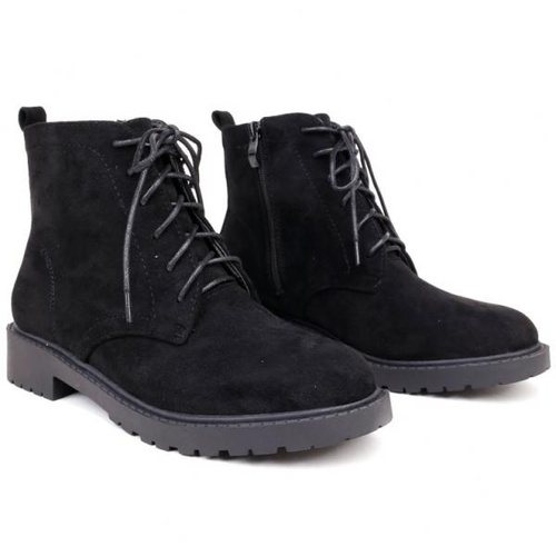 Botki damskie RM06-1.BLACK Ocieplane (36/41,8par)