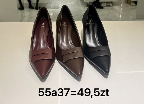 Czółenka damskie 7A55A37.WINE (36/41,12par)