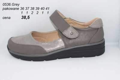 Mokasyny damskie 7A0536.GREY (36/41,8par)