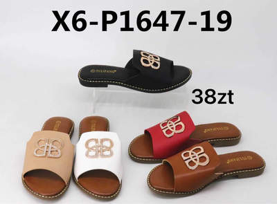 Klapki damskie 7AP1647-19.KOLORDOWYBORU (36/41,12par)