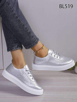 Trampki damskie 7ABL519.SILVER (36/41,12par)