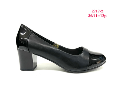 Czółenka damskie 7A2717-2.BLACK (36/41,12par)