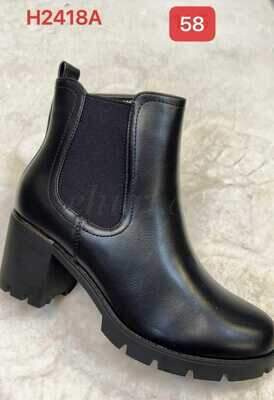 Botki damskie 7AH2418A.BLACK  (36/41,12par)