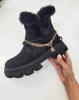 Botki damskie 7AA9702N.BLACK (36/41,12par)