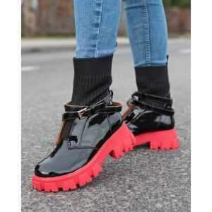 Botki damskie nieocieplane 7AA7516.BLACK  (36/41,12par)