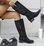 Kozaki damskie NS596.BLACK (36/41,12par)