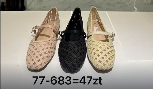 Balerinki damskie 7A77-683.KOLORDOWYBORU  (36/41,12par)