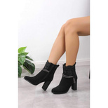 Botki damskie ocieplane NS325.BLACK (36/41,12par)