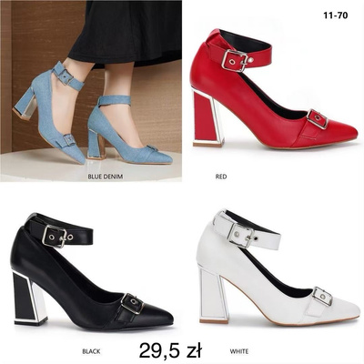 Czółenka damskie 11-70.OLORDOWYBORU (36/41 12par)