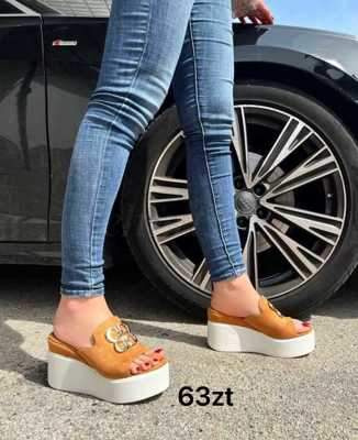 Klapki damskie 7A6688-11.CAMEL (36/41,12par)