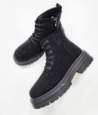 Trzewiki damskie 7ATL243.BLACK (36/41,12par)