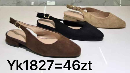 Balerinki damskie YK1827.KOLORDOWYBORU (36/41,12par)