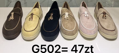 Półbuty damskie G502.KOLORDOWYBORU (36/41,12par)