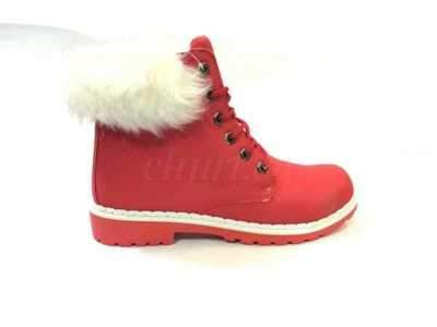 Trzewiki damskie B1820-5.RED/WHITE (36/41,8par)