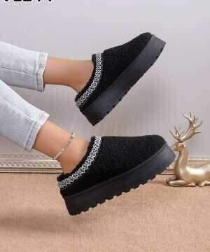 Botki damskie ocieplane 7AVL244.BLACK (36/41,12par)