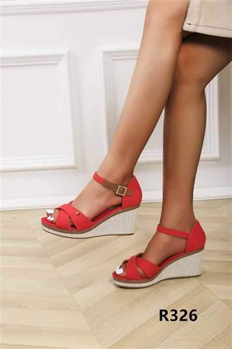 Sandały damskie 7AR326.RED (36/41,12par)