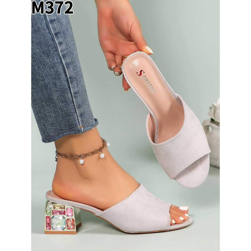 Klapki damskie  7AM372.GREY  (36/41,12par)
