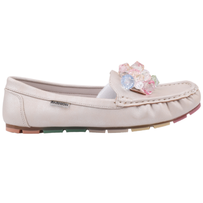 Mokasyny damskie MH23-16.BEIGE (36/41,12par)