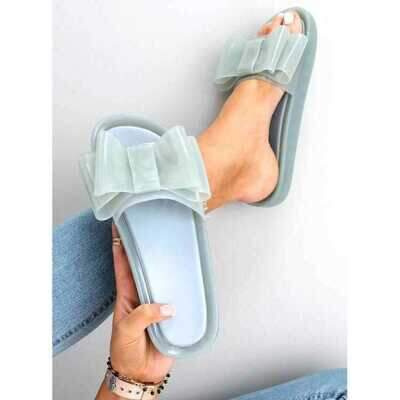 Klapki damskie 7A6143.GREEN (36/41,12par)