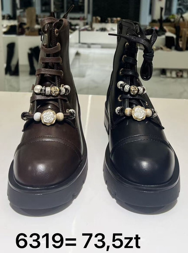 Botki damskie 6319.BLACK (36/41,12par)