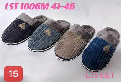 Kapcie męskie 9ALST1006M.MIX (41/46,24par)