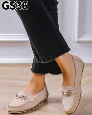 Balerinki damskie 7AGS36.BEIGE (36/41,12par)