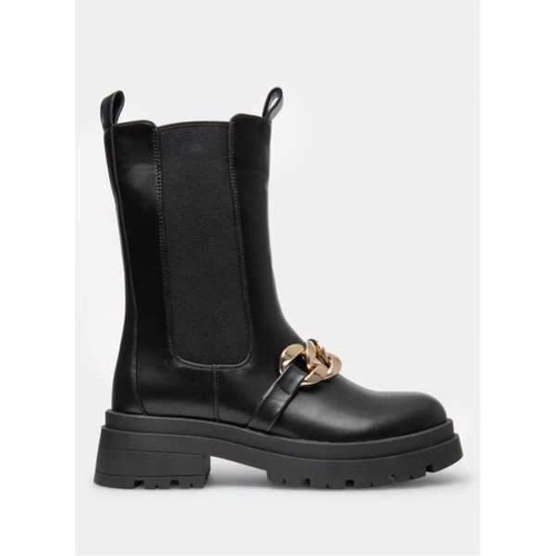 Botki damskie 7AC308.BLACK Ocieplane (36/41,12par)