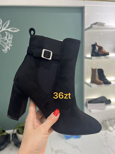 Botki damskie  7A9207.BLACK (36/41,12par)