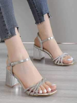 Sandały damskie 7ALL281.SILVER (36/41,12par)