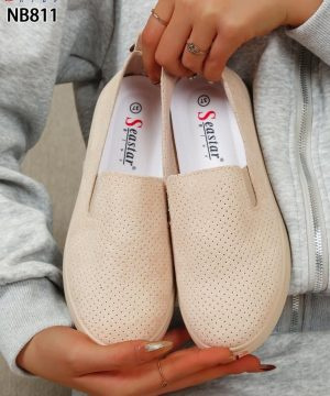 Buty sportowe damskie 7ANB811.BEIGE  (36/41,12par)