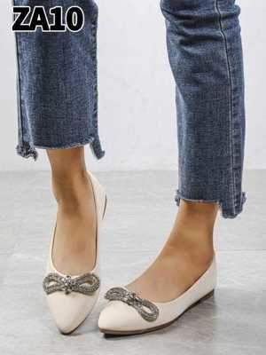 Balerinki damskie 7AZA10.BEIGE (36/41,12par)