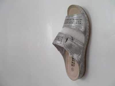Klapki damskie 7ADE66-8.SILVER (36/41,8par)