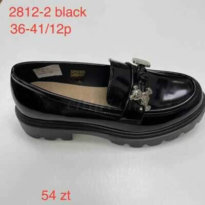 Półbuty damskie 7A2812-2.BLACK (36/41,12par)