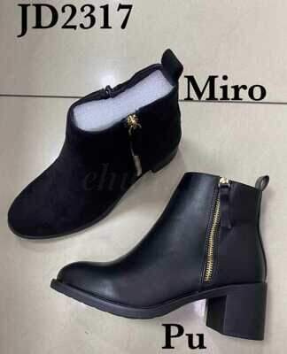 Botki damskie 7AJD2317.BLACK (36/41,12par)