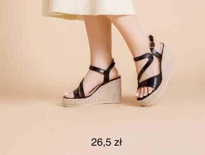 Sandały damskie 7A838.BLACK (36/41,12par)